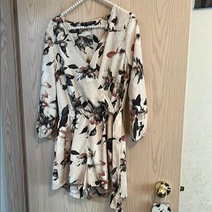 Floral Wrap Jumpsuit